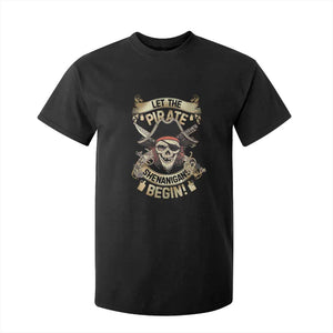 Pirate T Shirt For Kid Let The Pirate Shenanigans Begin TS09 Black Print Your Wear