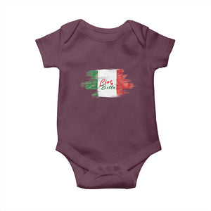 Italy Italian Ciao Bella Baby Onesie TS09 Maroon Print Your Wear