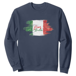 Italy Italian Ciao Bella Sweatshirt TS09 Navy Print Your Wear