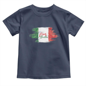 Italy Italian Ciao Bella Toddler T Shirt TS09 Navy Print Your Wear