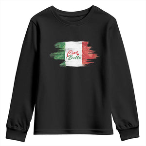 Italy Italian Ciao Bella Youth Sweatshirt TS09 Black Print Your Wear