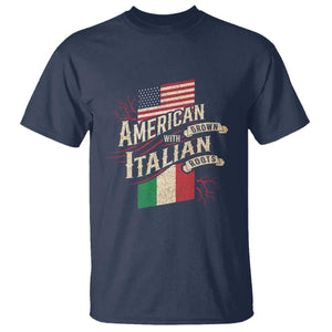 American Grown Italian Roots Patriot T Shirt TS09 Navy Print Your Wear