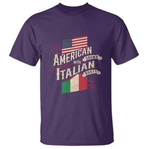 American Grown Italian Roots Patriot T Shirt TS09 Purple Print Your Wear