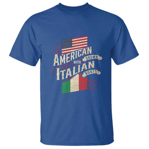 American Grown Italian Roots Patriot T Shirt TS09 Royal Blue Print Your Wear