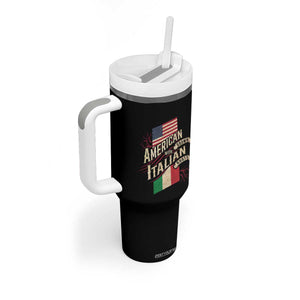 American Grown Italian Roots Patriot Tumbler With Handle TS09 Print Your Wear