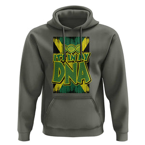 Jamaican Pride Hoodie Jamaica It's In My DNA TS09 Military Green Print Your Wear