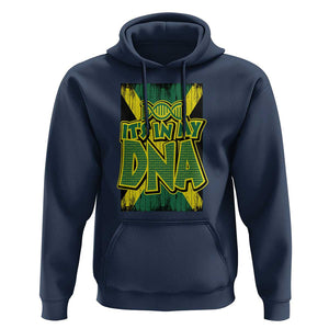 Jamaican Pride Hoodie Jamaica It's In My DNA TS09 Navy Print Your Wear
