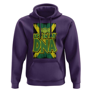 Jamaican Pride Hoodie Jamaica It's In My DNA TS09 Purple Print Your Wear