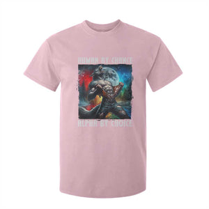Alpha Wolf T Shirt For Kid Human By Chance Alpha By Choice TS09 Light Pink Print Your Wear