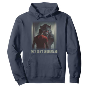 Alpha Wolf They Don't Understand Hoodie TS09 Navy Print Your Wear