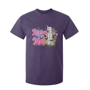 Funny Alpha Male Unicorn T Shirt For Kid TS09 Purple Print Your Wear