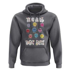 Christian Hippie Face You Are Dot Day Hoodie TS09 Charcoal Print Your Wear