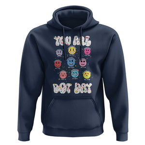 Christian Hippie Face You Are Dot Day Hoodie TS09 Navy Print Your Wear