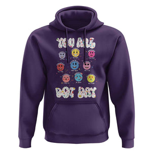 Christian Hippie Face You Are Dot Day Hoodie TS09 Purple Print Your Wear