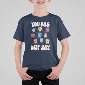 Christian Hippie Face You Are Dot Day T Shirt For Kid TS09 Navy Print Your Wear