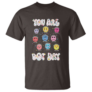 Christian Hippie Face You Are Dot Day T Shirt TS09 Dark Chocolate Print Your Wear