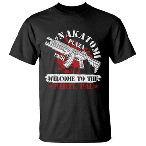 Christmas Nakatomi Plaza 1988 T Shirt Welcome To The Party Pal TS09 Black Print Your Wear