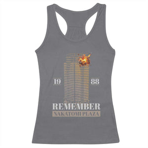 Remember Nakatomi Plaza 1988 Racerback Tank Top TS09 Charcoal Print Your Wear