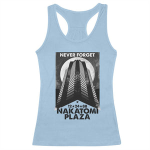 Never Forget Nakatomi Plaza 1988 Racerback Tank Top TS09 Light Blue Print Your Wear