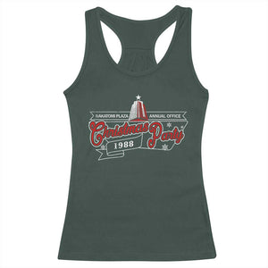 Nakatomi Plaza Christmas Party 1988 Racerback Tank Top TS09 Dark Forest Green Print Your Wear