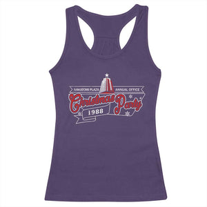 Nakatomi Plaza Christmas Party 1988 Racerback Tank Top TS09 Purple Print Your Wear