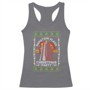 Nakatomi Plaza Christmas Party 1988 Machine Gun Racerback Tank Top TS09 Charcoal Print Your Wear