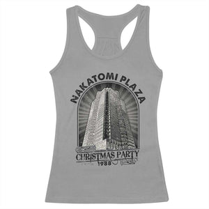 Nakatomi Plaza Racerback Tank Top Christmas Party 1988 Retro TS09 Sport Gray Print Your Wear