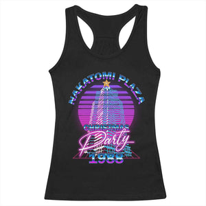 Nakatomi Plaza Christmas Party 1988 Vaporwave Racerback Tank Top TS09 Black Print Your Wear