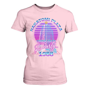 Nakatomi Plaza Christmas Party 1988 Vaporwave T Shirt For Women TS09 Light Pink Print Your Wear