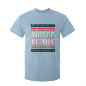 Funny Christmas Nakatomi Plaza Yipee Ki-Yay T Shirt For Kid TS09 Light Blue Print Your Wear