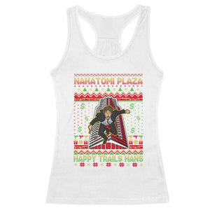 Christmas Nakatomi Plaza 1988 Racerback Tank Top Happy Trails Hans TS09 White Print Your Wear