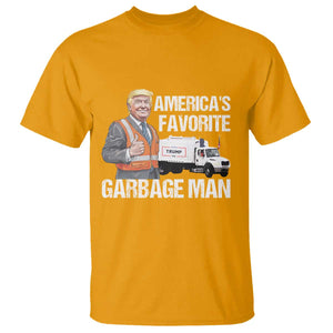 Trump 2024 T Shirt America's Favorite Garbage Man TS09 Gold Print Your Wear