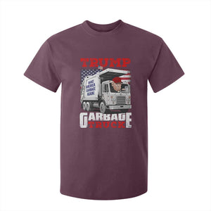 Trump 2024 T Shirt For Kid Trump Garbage Truck TS09 Maroon Print Your Wear