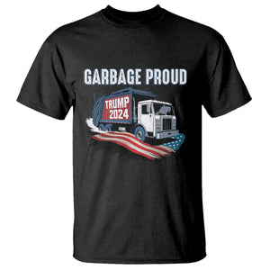 Trump 2024 T Shirt Garbage Proud Trump Garbage Truck TS09 Black Print Your Wear