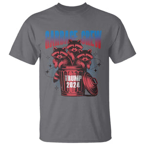 Trump 2024 T Shirt Garbage Crew Raccoon Trump Supporters TS09 Charcoal Print Your Wear