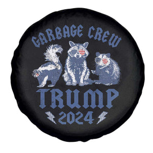 Trump 2024 Spare Tire Cover Garbage Crew Team Trash Raccoon Opossum Rat TS09 Print Your Wear