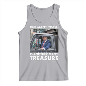 Trump Garbage Truck 2024 Tank Top One Man's Trash Is Another Man's Treasure TS09 Athletic Heather Print Your Wear