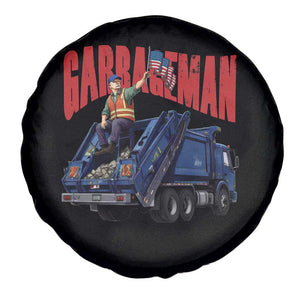 Garbageman Trump Garbage Truck 2024 Spare Tire Cover TS09 Print Your Wear