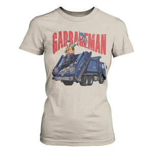 Garbageman Trump Garbage Truck 2024 T Shirt For Women TS09 Sand Print Your Wear