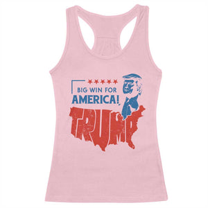 Trump Won 2024 Racerback Tank Top Big Win For America Patriotic TS09 Light Pink Print Your Wear