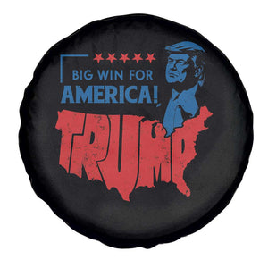 Trump Won 2024 Spare Tire Cover Big Win For America Patriotic TS09 Print Your Wear