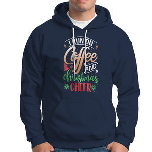 I Run On Coffee And Christmas Cheer Hoodie TS09 Navy Printyourwear