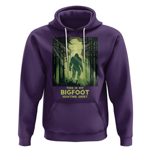 This Is My Hunting Bigfoot Sasquatch Hoodie TS09 Purple Printyourwear