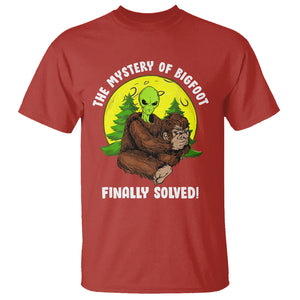 Mystery Of Bigfoot Alien Funny Real Sasquatch T Shirt TS09 Red Printyourwear