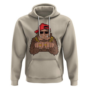 Funny Bigfoot Gangster Hip Hop Rock N Roll Hoodie TS09 Sand Printyourwear