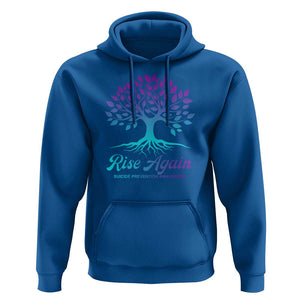 Suicide Prevention Rise Again Hoodie TS09 Royal Blue Print Your Wear