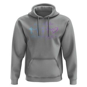 Suicide Prevention Hoodie We Are All Broken That's How The Light Gets In TS09 Sport Gray Print Your Wear
