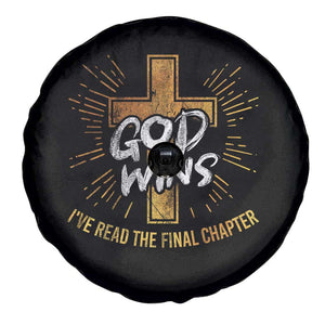Funny Christian Spare Tire Cover I've Read the Final Chapter God Wins TS09 Print Your Wear
