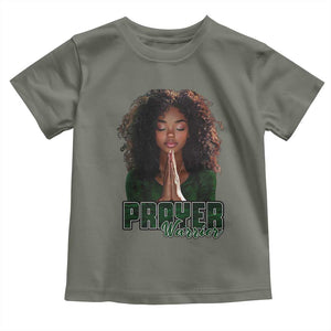 Prayer Warrior Baby Shirt Camo Black Woman Christian Pray TS09 Military Green Print Your Wear