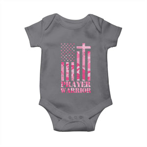Prayer Warrior Baby Onesie Camo American Flag Christian Pray TS09 Charcoal Print Your Wear